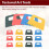 16 PCS Textured Art Tools, Plastic Paint Scrapers Kit, Texture Tools for Plaster Art Paint Scrapers,for Texture Art 2