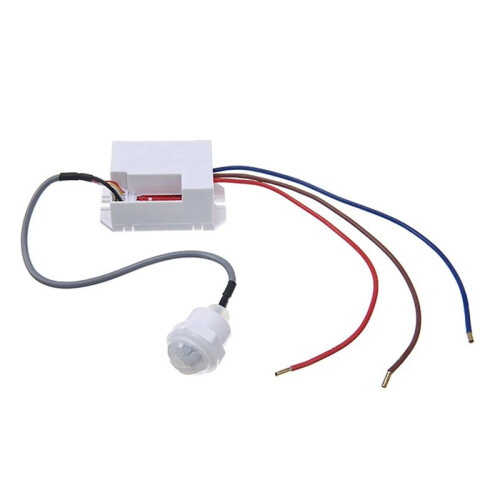 Practical Useful Wall PIR Sensor Detector Light  50/60Hz 6m Motion Occupancy Rest Dips 220-240V/AC 360