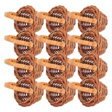 -Flechtkörbe, Miniatur-Blumenkörbe, Miniatur-Blumenkörbe, Kleine -Süßigkeiten-Geschenkkörbe
