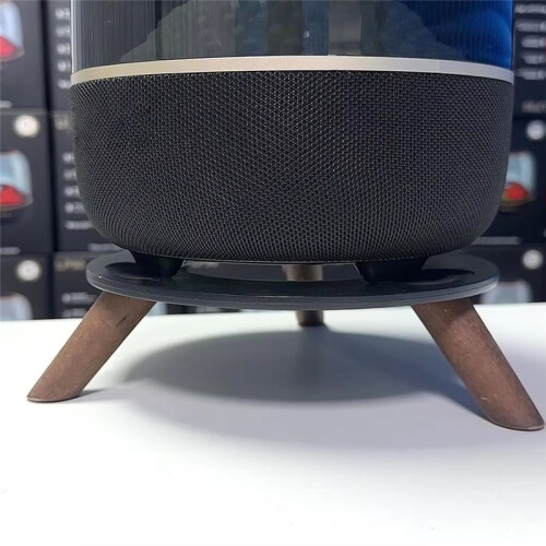 Solid Wood Base Thickened Nonslip Solid Wood Desktop Shock-Absorbing Audio Stand for  Kardon Aura Studio 2