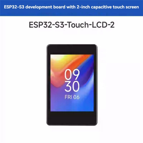 Placa de Desenvolvimento de Tela ESP32-S3 de 2 Polegadas, Tela de Toque Capacitiva RGB 480x640, Compatível com WiFi e 1