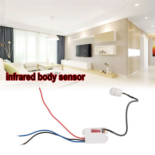 Practical Useful Wall PIR Sensor Detector Light  50/60Hz 6m Motion Occupancy Rest Dips 220-240V/AC 360 2
