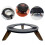 Solid Wood Base Thickened Nonslip Solid Wood Desktop Shock-Absorbing Audio Stand for  Kardon Aura Studio 2