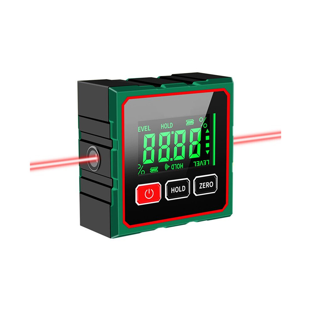 Magnetic Digital Angle Finder With Electronic Laser 360 Lcd Electronic Protractor Inclinometer Measuring Tool 4712217692478