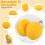 4Pcs Wall Texture Sponges, Sponge for Patch/Repair Ceiling Drywall Wall, DIY Painting Ceiling Wall Texture, Round Sponge 3