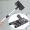 Drywall Skimming Blade Handle Adapter Leveling Putty Tool All Angle Bracket 2