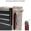 1/4 Hex Bit Organizer,40 Holes Slidable Screwdriver Bit Rail Holder with Magnetic Base for Drill Bits Storage 2
