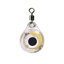 LED-Anlocklicht in Augenform, Leuchtende Fischlampe, Köder, Tiefer Tropfen, Bunter Unterwasser-Tintenfisch-Angelköder, Rot
