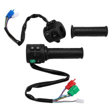 T08 Hall Type 48v 60v 72v with Three Speed Parking Reverse Comb Function Twist Throttle for Electric Motorcycle Scooter