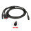 Waterproof 8Pin Main Cable for Electric Bike Controller Dashboard Connection Cable 2PIN+3PIN+5PIN for Some KT Controller 2