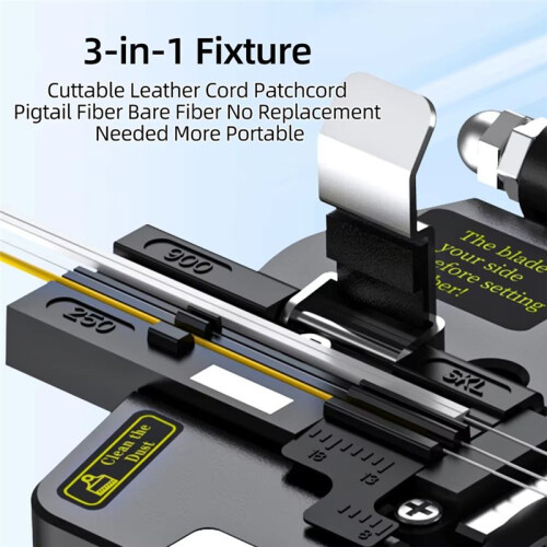 HB-6C New FTTH High Precision Cutting Tool Optical Fiber Cleaver Cable Splice Cutting Knife Cold Splicing Tool 2