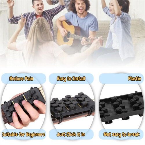 Guitar Chord Trainer Tool Learning System Assist Finger Teaching Aid Fits for Beginner Guitar Teaching Aid Guitar 1