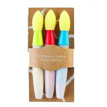 Washable Sidewalk Chalk Paint Brush Set Soft with Foam Brush Chalk Paint Stick Children'S Gifts Kid'S Paintbrush