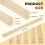 10 Pcs Pottery Teaching Rolling Mud Stick Guide Set, 5 Size Mudboard Guide Wooden Strips, Pottery Tool Clay Tools 6