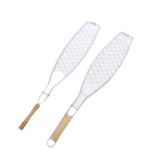 Visgrilltang, Ergonomisch, Plat Handvat, Eenvoudige Grilltang, Draagbare Visgrill