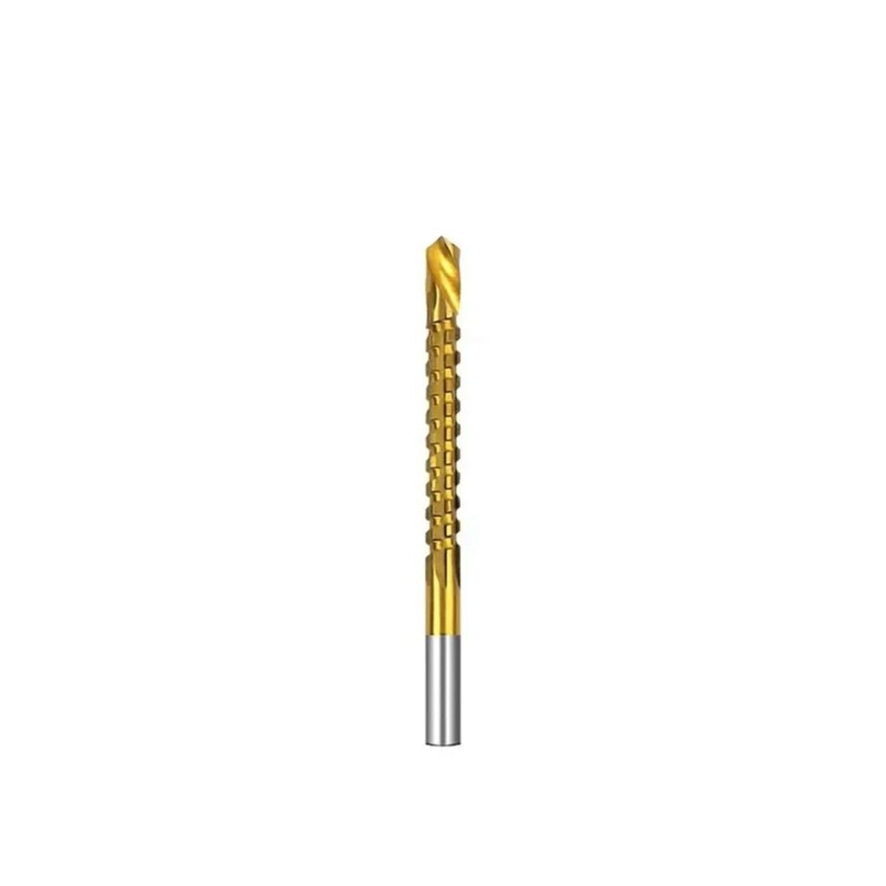 8Mm Titanium Coated Drill Bit Spiral Jagged Saw Drill Bit Composite Drill Bit Twist Drill Bit 6031679549990