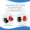 200A AllCopper Lithium Battery Terminal Block High Current  Inverter Plug Wall Mounted Type Storage Connector 4PCS 5