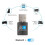 USB Wifi -Compatible Adapter V4.2 Wireless Network Card Wifi Antenna Transmitter PC Lan Internet Receiver 2