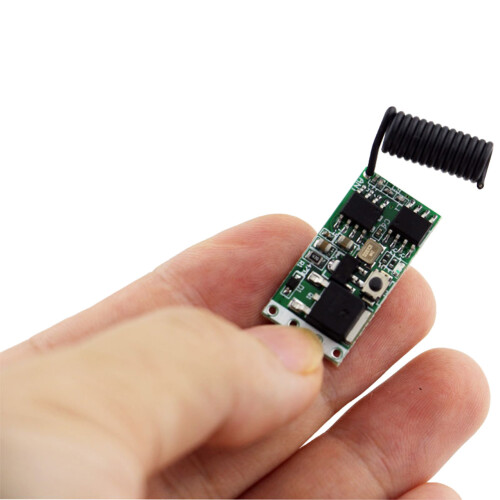 Wireless Remote Control RF 433Mhz Relay Receiver  3.6V 6V 12V 1CH Module for LED Lamp Light DIY 2