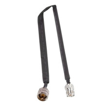 Cavo Coassiale RF Piatto Passante per Finestra/Porta PL295 UHF Maschio A SO239 UHF Femmina 50 Ohm Cavo di Prolunga Coassiale RF A Spirale, 50 cm