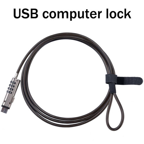 USB Password Lock Computer Lock Password Protection Anti-Theft Lock Universal Laptop Computer Password Lock 2