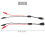 2Pcs USB Alligator Clips Crocodile Wire Male/Female To USB Tester Detector  Voltage Meter Ammeter Capacity Power Meter 9