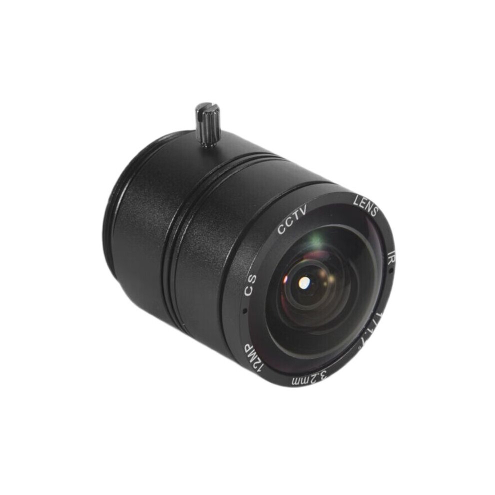 120 Degree Ultra Wide Angle Cs Lens For Raspberry Pi Hq Camera, 3.2Mm Length With Manual Focus Dark 4712105173287