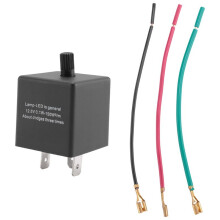 Motorrad 3 Pin Einstellbare Elektronische Led Blink Relais Für Auto Blinker Blinker Licht