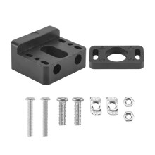 Bloc de Fixation de Vis MèRe Axe Z Bloc en Aluminium Imprimante 3D Vis MèRe Montage Fixe pour CR-10 3 Support de Roulement Z-Rod