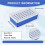 Laboratorio Lab Plastic 50 Sockets 1.5ml Centrifuga Tube Contenitore Supporto Stand 7