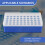 Laboratorio Lab Plastic 50 Sockets 1.5ml Centrifuga Tube Contenitore Supporto Stand 3
