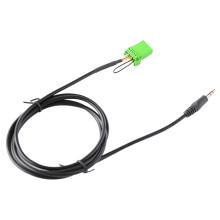 6Pin Green Connector Stereo 3.5MM Jack Audio Aux-in MP3 Cable Wire for  Jazz Fit 2002-2006