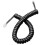 5.7Ft Black Telephone Extension Coil Cable Telephone Cable Cord 2