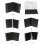Case Transmission Case Memory Card Storage Alu Protection. for  TF Flash for Black 6SD 6