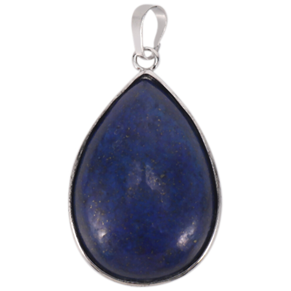 Lapis Lazuli Gemstone Gem Necklace Pendant 1.42X1.02" Hot 6031503417129