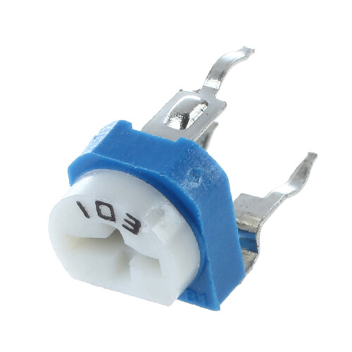 10X 6mm 10k ohm Horizontal Pot Variable Cermet Potentiometer Trimmer Resistor UK 2