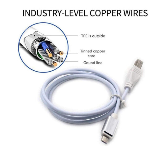 Midi USB Tipo B para Cabo Conector Micro-USB, Cabo Adaptador, Cabo de áUdio de Piano 2