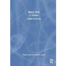 Space Law by Paul B. Larsen Hardcover Book