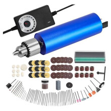 Electric Resin Polishing Kit,Resin Drill with 110 Accessories, Rotary Tool for Resin Casting Molds,for Carving US Plug