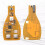 VVDI BE Key Pro 3 Button Remote Car Key for   V4.2 PCB Remote Key Chip Improved Version 315/433MHz 4