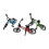 9Sets Kinder Finger Bikes, Farbige Mini Alloy Bikes Zur 11