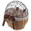 1Sac Panier En Rotin Aéré Pour Animaux De Compagnie Balade 8