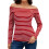 Off The Shoulder Tops for Women Red S 1