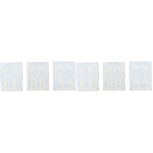 6Sets Wiederverwendbare Nagelform Silikon DIY Maniküre-Set 2