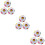 9Stk Kinder Cube Rainbow Puzzle Ball ABS Lernspielzeug Multicolor Spaß 9