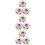 9Stk Kinder Cube Rainbow Puzzle Ball ABS Lernspielzeug Multicolor Spaß 8