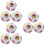 9Stk Kinder Cube Rainbow Puzzle Ball ABS Lernspielzeug Multicolor Spaß 7