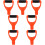 7Stk Kunststoffgriffe D-Form Für Garten Farben 8