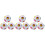 9Stk Kinder Cube Rainbow Puzzle Ball ABS Lernspielzeug Multicolor Spaß 4