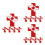 15Stk Anstecknadeln Metall Maple Leaf Nationales Accessoire 3